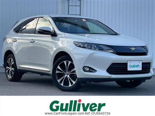 toyota harrier 2016 -TOYOTA--Harrier DBA-ZSU60W--ZSU60-0075508---TOYOTA--Harrier DBA-ZSU60W--ZSU60-0075508- image 1