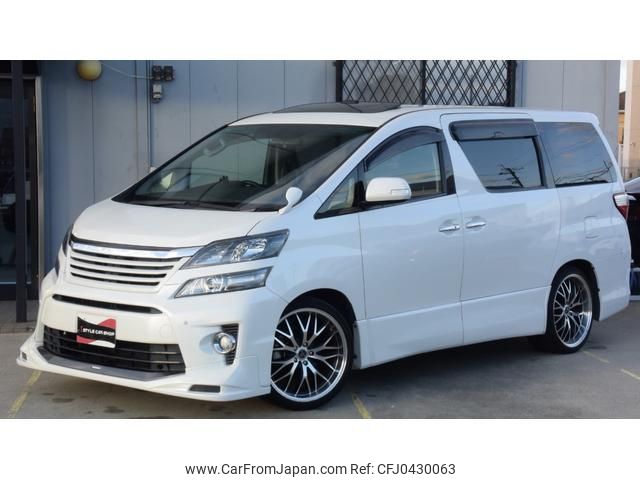 toyota vellfire 2013 GOO_JP_700060229130241110001 image 1