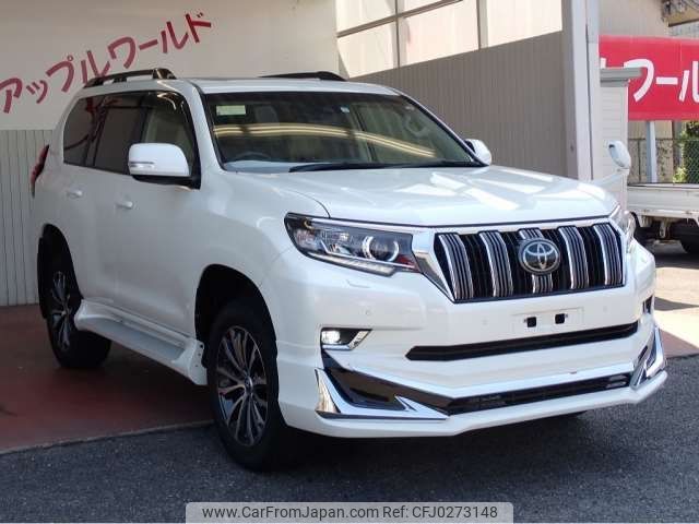 toyota land-cruiser-prado 2019 -TOYOTA--Land Cruiser Prado CBA-TRJ150W--TRJ150W-0105706---TOYOTA--Land Cruiser Prado CBA-TRJ150W--TRJ150W-0105706- image 1