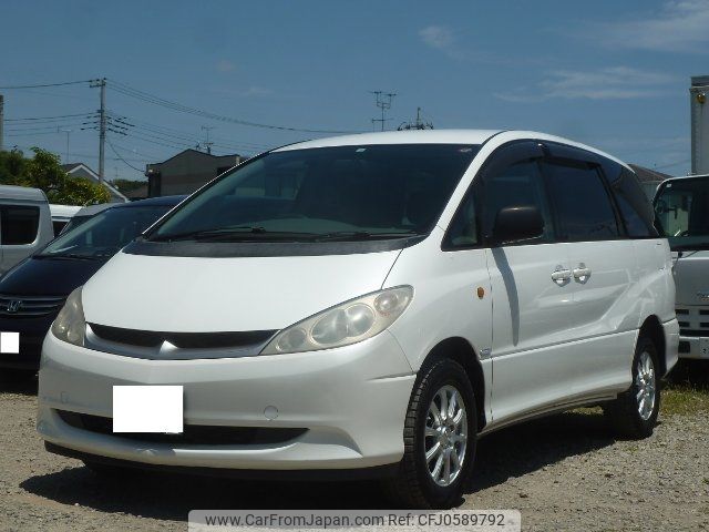 toyota estima-hybrid 2002 -TOYOTA 【名変中 】--Estima Hybrid AHR10W--0009945---TOYOTA 【名変中 】--Estima Hybrid AHR10W--0009945- image 1