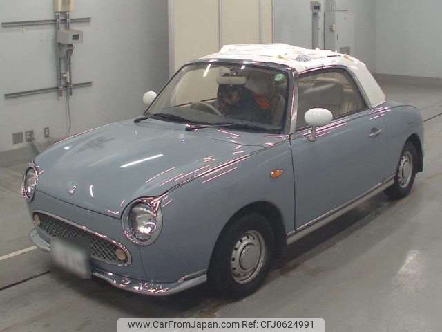 nissan figaro 1991 -NISSAN 【前橋 500ｽ4389】--Figaro E-FK10--FK10-019065---NISSAN 【前橋 500ｽ4389】--Figaro E-FK10--FK10-019065- image 1