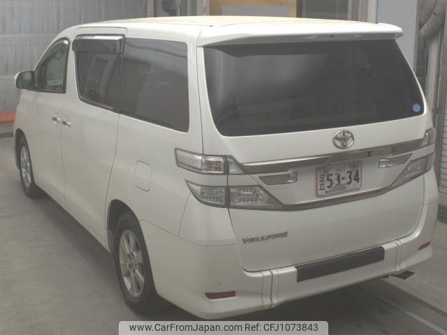 toyota vellfire 2012 -TOYOTA--Vellfire ANH20Wｶｲ-8208003---TOYOTA--Vellfire ANH20Wｶｲ-8208003- image 2