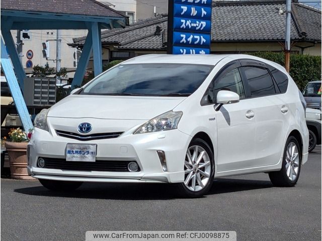 toyota prius-α 2012 -TOYOTA--Prius α DAA-ZVW41W--ZVW41-3165376---TOYOTA--Prius α DAA-ZVW41W--ZVW41-3165376- image 1