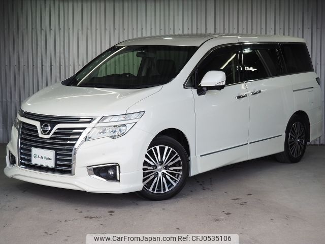 nissan elgrand 2014 -NISSAN--Elgrand DBA-TE52--TE52-076518---NISSAN--Elgrand DBA-TE52--TE52-076518- image 1