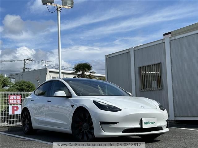 tesla-motors model-3 2021 -TESLA--ﾃｽﾗﾓﾃﾞﾙ3 ZAA-3L23P--LRW3F7EC4MC247725---TESLA--ﾃｽﾗﾓﾃﾞﾙ3 ZAA-3L23P--LRW3F7EC4MC247725- image 1