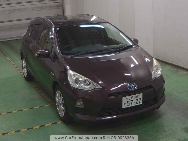 toyota aqua 2014 -TOYOTA 【山形 501ﾒ5727】--AQUA NHP10-2338971---TOYOTA 【山形 501ﾒ5727】--AQUA NHP10-2338971- image 1