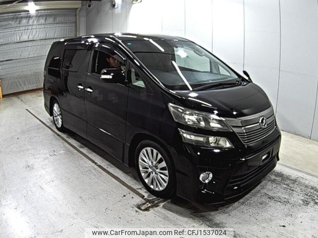 toyota vellfire 2012 CFJ1537024 image 1