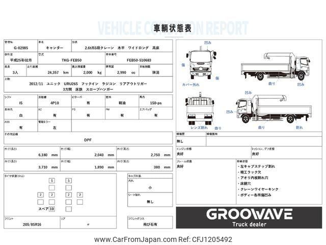 mitsubishi-fuso canter 2013 GOO_NET_EXCHANGE_0541786A30250527W005 image 2