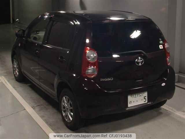 toyota passo 2012 -TOYOTA 【八王子 521ﾉ5】--Passo KGC30--0119141---TOYOTA 【八王子 521ﾉ5】--Passo KGC30--0119141- image 2