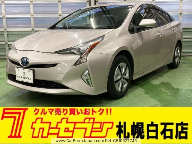 toyota prius 2017 -TOYOTA 【札幌 302】--Prius DAA-ZVW55--ZVW55-8043024---TOYOTA 【札幌 302】--Prius DAA-ZVW55--ZVW55-8043024- image 1