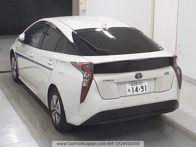 toyota prius 2018 -TOYOTA 【習志野 301ﾙ1491】--Prius ZVW51-6066513---TOYOTA 【習志野 301ﾙ1491】--Prius ZVW51-6066513- image 2