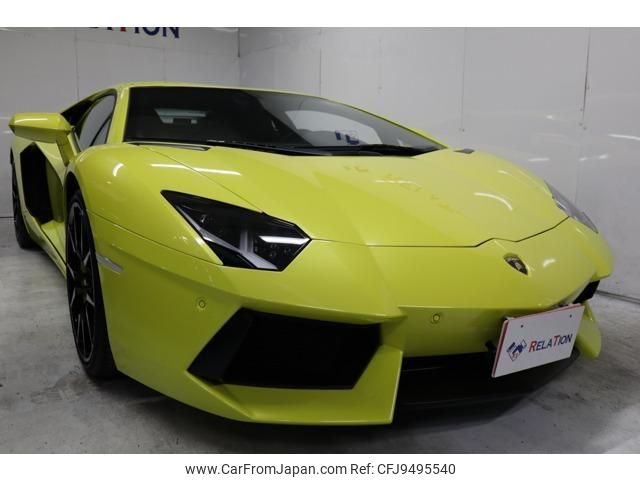 lamborghini aventador 2014 quick_quick_ABA-47L539_ZHWEC1ZD2FLA03380 image 1