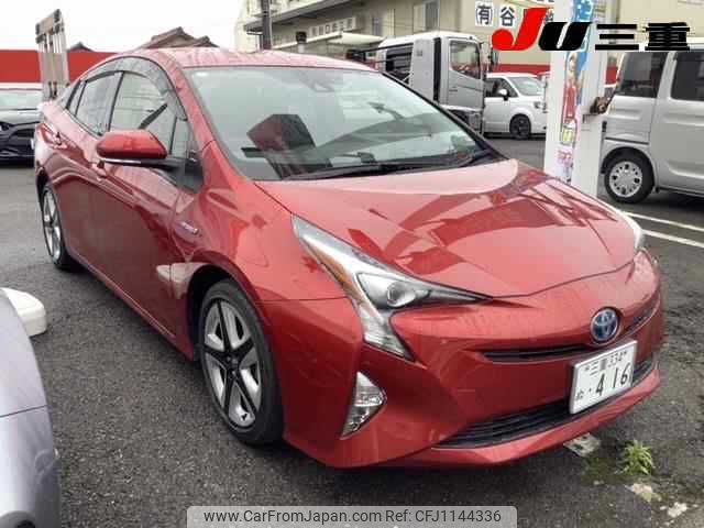 toyota prius 2018 -TOYOTA 【三重 334ﾇ416】--Prius ZVW50--6155739---TOYOTA 【三重 334ﾇ416】--Prius ZVW50--6155739- image 1