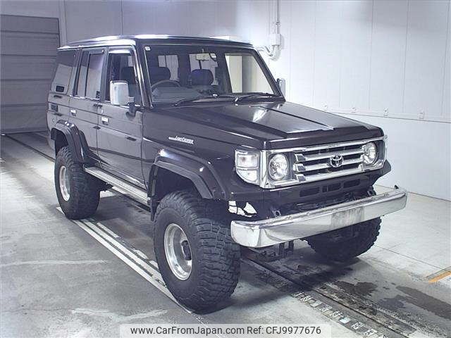 toyota land-cruiser 1990 -TOYOTA--Land Cruiser HZJ77HVｶｲ-0001345---TOYOTA--Land Cruiser HZJ77HVｶｲ-0001345- image 1