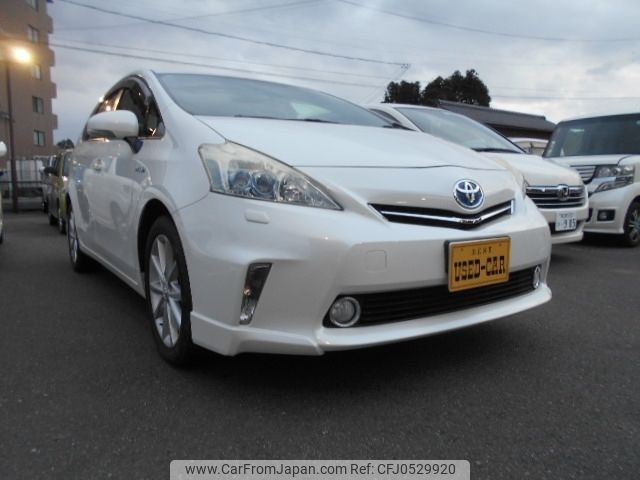 toyota prius-α 2012 -TOYOTA--Prius α DAA-ZVW41W--ZVW41-3176322---TOYOTA--Prius α DAA-ZVW41W--ZVW41-3176322- image 1