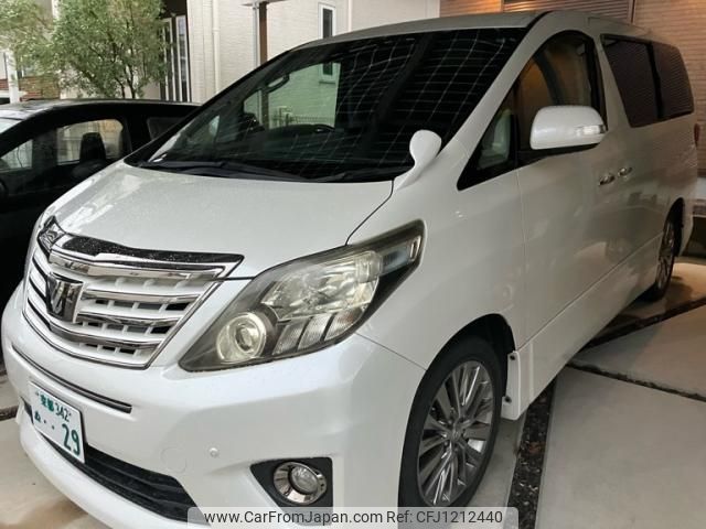 toyota alphard 2013 -TOYOTA--Alphard DBA-ANH20W--ANH20-8271658---TOYOTA--Alphard DBA-ANH20W--ANH20-8271658- image 1