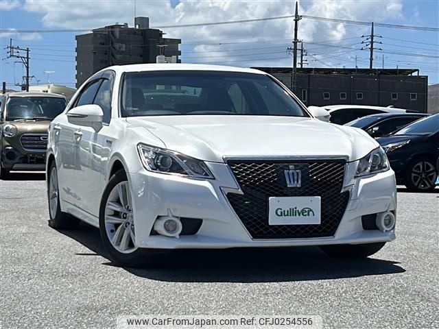 toyota crown 2015 -TOYOTA--Crown DAA-AWS210--AWS210-6081537---TOYOTA--Crown DAA-AWS210--AWS210-6081537- image 1