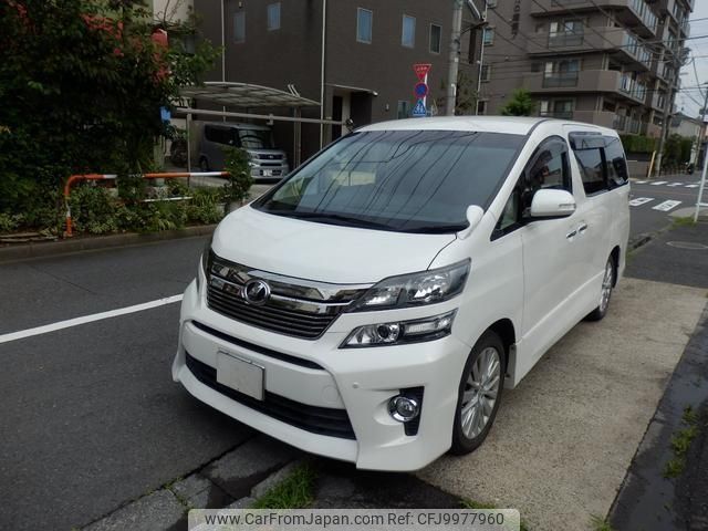 toyota vellfire 2012 -TOYOTA 【名変中 】--Vellfire ANH20W--8205668---TOYOTA 【名変中 】--Vellfire ANH20W--8205668- image 1