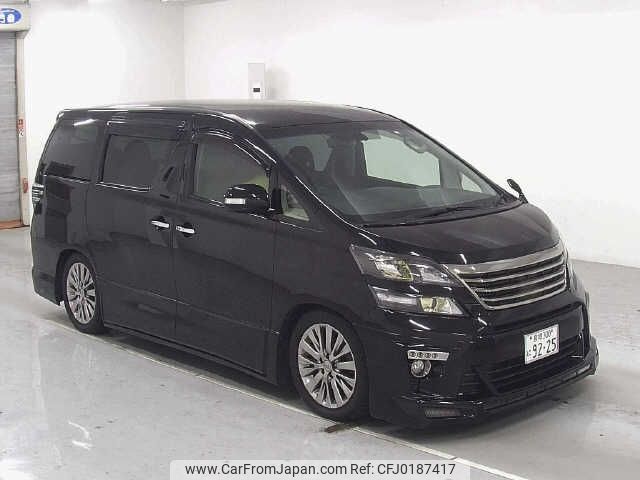 toyota vellfire 2014 -TOYOTA 【島根 300ﾆ9225】--Vellfire ANH25W--8052266---TOYOTA 【島根 300ﾆ9225】--Vellfire ANH25W--8052266- image 1