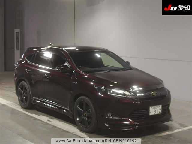 toyota harrier 2014 -TOYOTA 【奈良 301ｾ912】--Harrier AVU65W-0012909---TOYOTA 【奈良 301ｾ912】--Harrier AVU65W-0012909- image 1