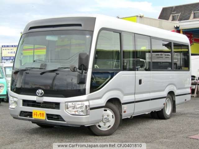 toyota coaster 2019 -TOYOTA--Coaster SKG-XZB60--XZB60-1000906---TOYOTA--Coaster SKG-XZB60--XZB60-1000906- image 1