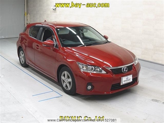 lexus ct 2012 CFJ1527381 image 1
