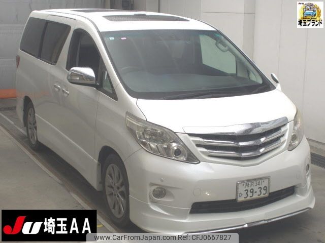 toyota alphard 2011 -TOYOTA 【所沢 341ﾋ3939】--Alphard ANH20W-8179196---TOYOTA 【所沢 341ﾋ3939】--Alphard ANH20W-8179196- image 1