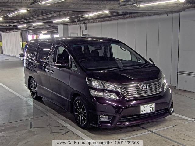 toyota vellfire 2011 CFJ1699363 image 1