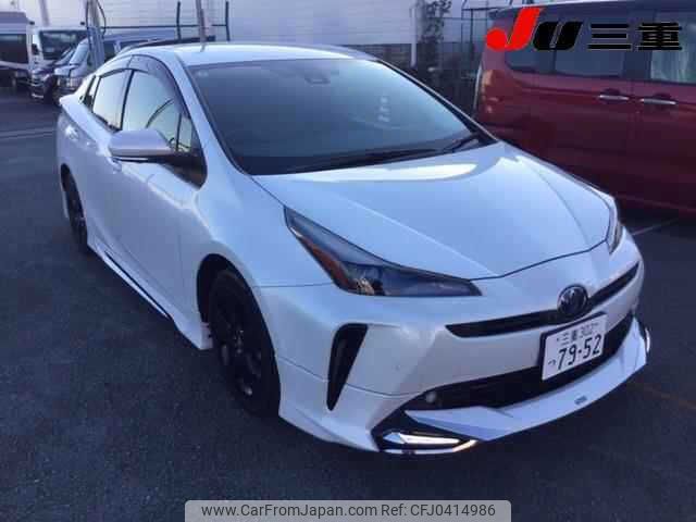 toyota prius 2022 -TOYOTA 【三重 302ﾂ7952】--Prius ZVW51-6234828---TOYOTA 【三重 302ﾂ7952】--Prius ZVW51-6234828- image 1