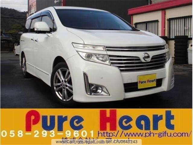 nissan elgrand 2012 -NISSAN 【岐阜 302ﾁ6090】--Elgrand TE52--TE52-027563---NISSAN 【岐阜 302ﾁ6090】--Elgrand TE52--TE52-027563- image 1