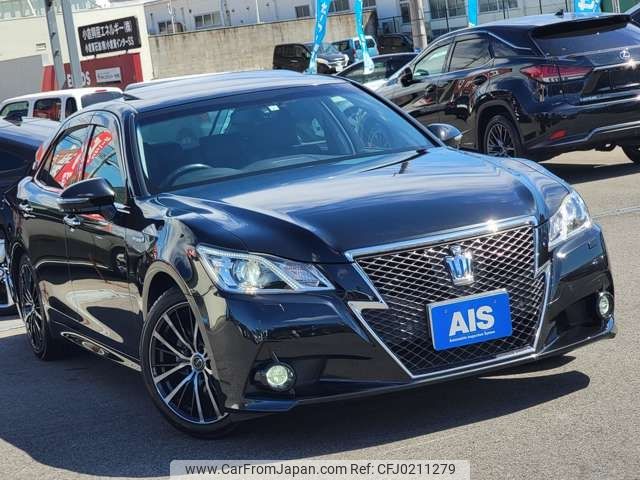 toyota crown 2013 -TOYOTA--Crown DAA-AWS210--AWS210-6005611---TOYOTA--Crown DAA-AWS210--AWS210-6005611- image 2