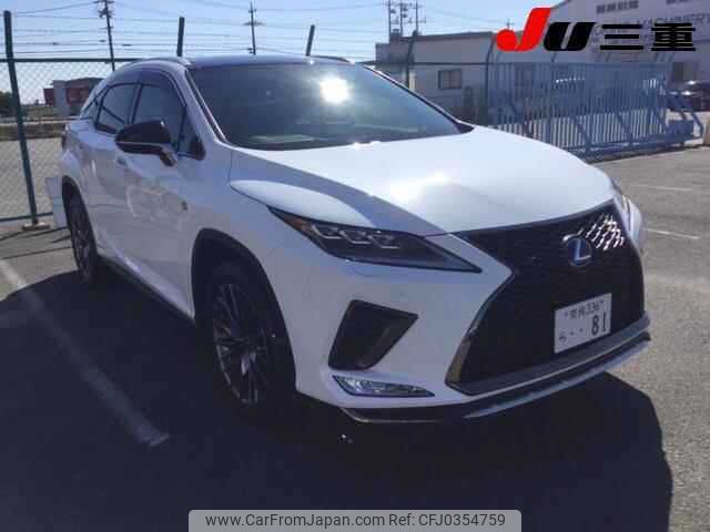 lexus rx 2020 -LEXUS 【三重 302ﾂ7465】--Lexus RX GYL25WF--0021863---LEXUS 【三重 302ﾂ7465】--Lexus RX GYL25WF--0021863- image 1