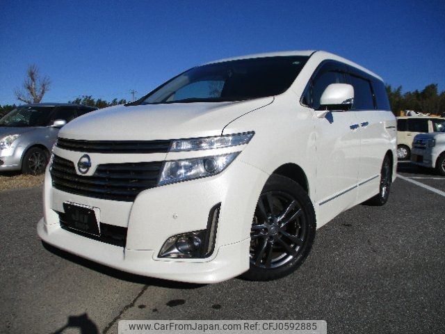 nissan elgrand 2013 -NISSAN 【袖ヶ浦 330ﾃ2609】--Elgrand TE52--055702---NISSAN 【袖ヶ浦 330ﾃ2609】--Elgrand TE52--055702- image 1