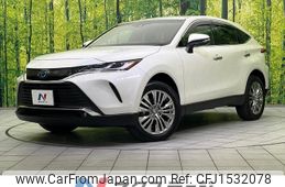 toyota harrier-hybrid 2022 CFJ1532078