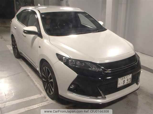 toyota harrier 2017 -TOYOTA 【群馬 301ﾗ893】--Harrier ZSU60W-0114591---TOYOTA 【群馬 301ﾗ893】--Harrier ZSU60W-0114591- image 1