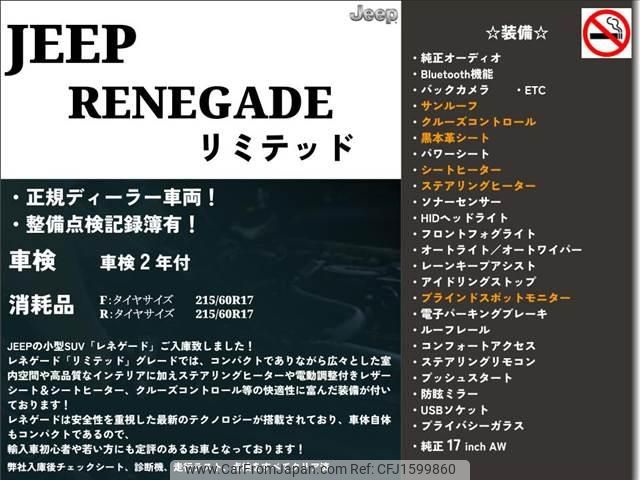 jeep renegade 2016 CFJ1599860 image 2