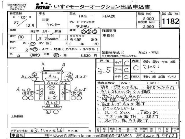 mitsubishi-fuso canter 2015 -MITSUBISHI--Canter FBA20-543750---MITSUBISHI--Canter FBA20-543750- image 1