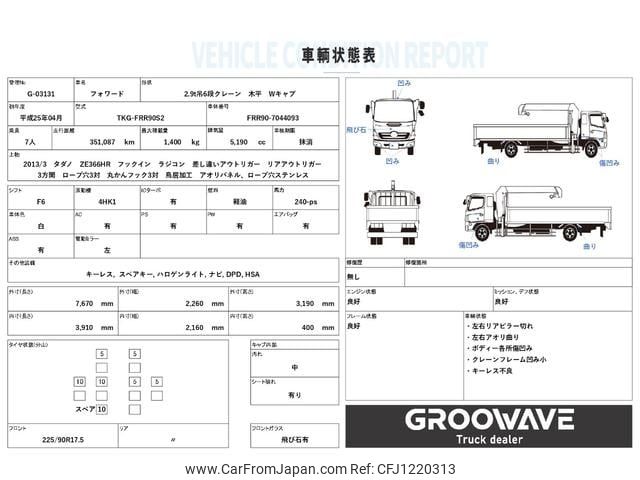 isuzu forward 2013 GOO_NET_EXCHANGE_0541786A30250530W003 image 2
