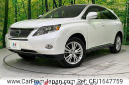 lexus rx 2009 CFJ1647759