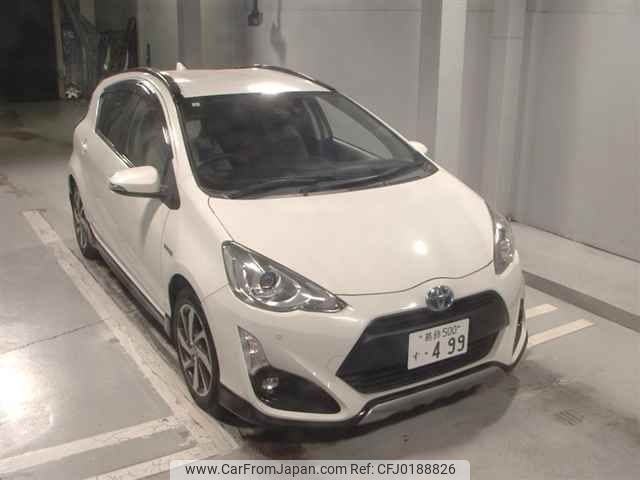 toyota aqua 2017 -TOYOTA 【葛飾 500ｽ499】--AQUA NHP10-6610346---TOYOTA 【葛飾 500ｽ499】--AQUA NHP10-6610346- image 1