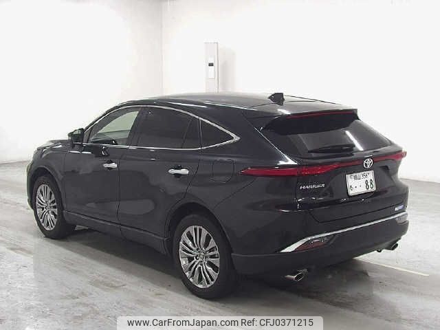 toyota harrier 2021 -TOYOTA 【福山 356ﾙ88】--Harrier MXUA80--0060120---TOYOTA 【福山 356ﾙ88】--Harrier MXUA80--0060120- image 2