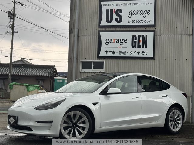tesla tesla-model3 2021 -TESLA--Tesla Model3 ZAA-3L23--LRW3F7EB5MC225739---TESLA--Tesla Model3 ZAA-3L23--LRW3F7EB5MC225739- image 1