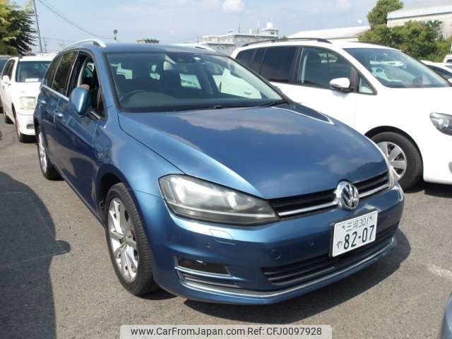 volkswagen golf-variant 2014 -VOLKSWAGEN 【三河 301ﾔ8207】--VW Golf Variant DBA-AUCHP--AUCHP-587277---VOLKSWAGEN 【三河 301ﾔ8207】--VW Golf Variant DBA-AUCHP--AUCHP-587277- image 1