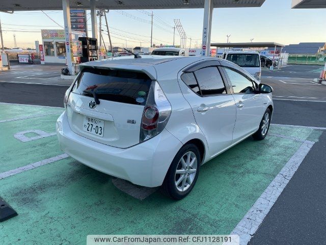 toyota aqua 2013 -TOYOTA 【群馬 501ﾜ2703】--AQUA NHP10--6133322---TOYOTA 【群馬 501ﾜ2703】--AQUA NHP10--6133322- image 2
