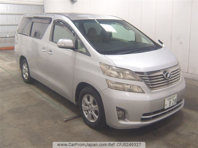 toyota vellfire 2010 -TOYOTA 【高崎 330ﾇ828】--Vellfire GGH25W--8015721---TOYOTA 【高崎 330ﾇ828】--Vellfire GGH25W--8015721- image 1