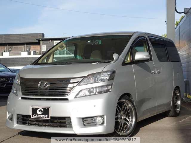 toyota vellfire 2013 -TOYOTA 【習志野 350ﾙ17】--Vellfire ANH20W--8301793---TOYOTA 【習志野 350ﾙ17】--Vellfire ANH20W--8301793- image 1