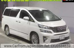 toyota vellfire 2013 -TOYOTA 【尾張小牧 302ﾙ4165】--Vellfire ANH20W-8261502---TOYOTA 【尾張小牧 302ﾙ4165】--Vellfire ANH20W-8261502-