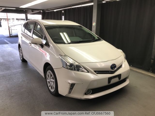 toyota prius-α 2013 -TOYOTA--Prius α DAA-ZVW40W---3077813---TOYOTA--Prius α DAA-ZVW40W---3077813- image 1