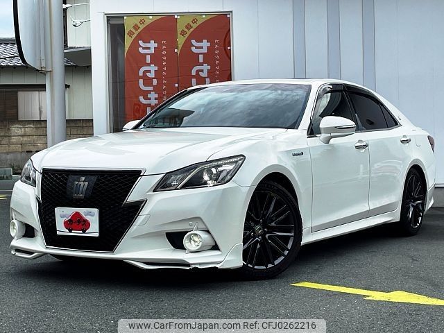 toyota crown 2015 -TOYOTA--Crown DAA-AWS210--AWS210-6094408---TOYOTA--Crown DAA-AWS210--AWS210-6094408- image 1