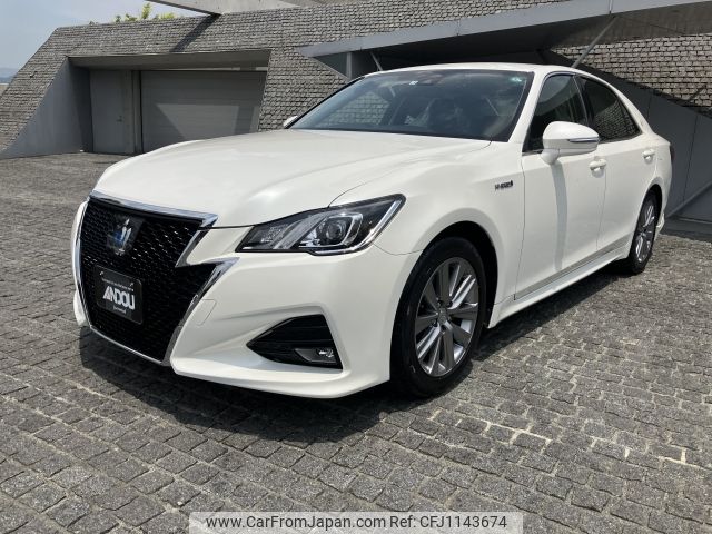 toyota crown 2017 -TOYOTA--Crown DAA-AWS210--AWS210-6124958---TOYOTA--Crown DAA-AWS210--AWS210-6124958- image 1